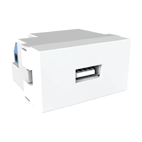 Cargador modular USB 5V 3A para Jeluz Verona blanco